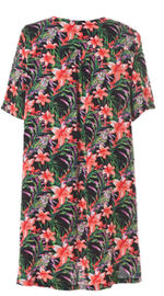 2020 New Design Ladies Casual Beach Dresses , Flower Print Long Dress Plus Size