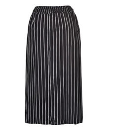 Thin And Stripe Long Women's Fashion Skirts With Tassel String Mid Calf Length